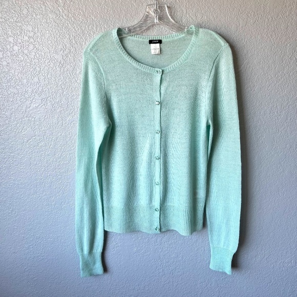 J. Crew Sweaters - J. Crew Super Fine Alpaca/ Merino Wool Lightweight Blend Cardigan